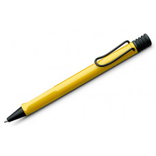 Шариковая ручка Lamy "Safari" 218 желтая M16, цвет чернил синий